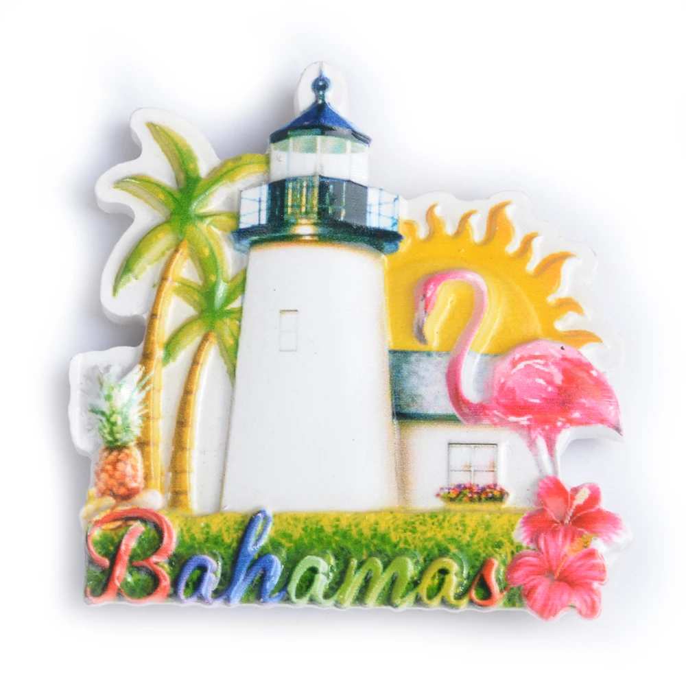 Sg Custom 3d Luxury Bahamas Souvenirs Fridge For World City