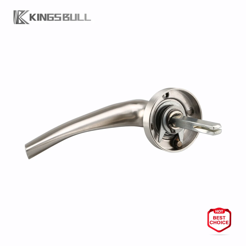 Hollow Lever Door Handle Sets Rose Cheap Interior Door Handles