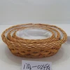 Woven Wicker Basket Set Food Tray Bread Tray Breakfast Tray