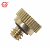 QIAI Brass Misting Nozzles Spray Misting Greenhouse Flower Plant Garden Misting Fitting For Garden Sprayer