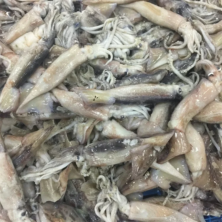 Frozen Natural Seafood Whole Pacific Squid 60-100g - Buy Frozen Fresh