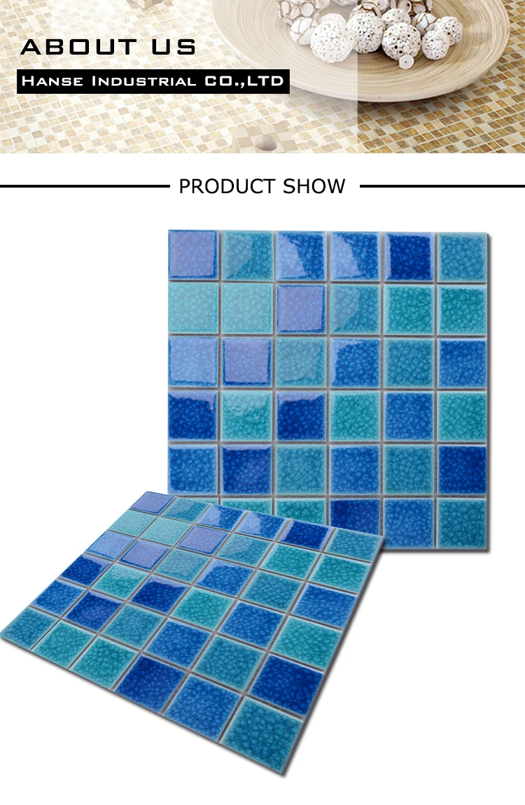 decorative mexican discount blue and green 6x6 porcelain pool tile