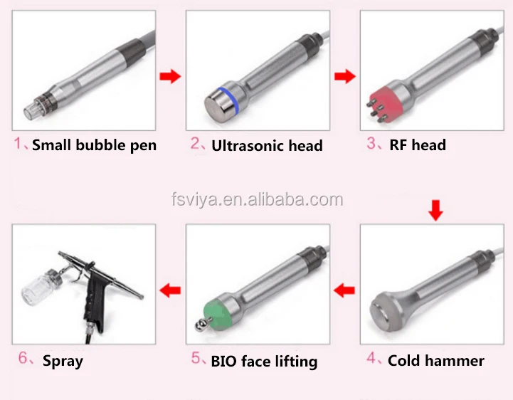 VY-QB04 water jet vacuum peeling machine with facial mask 7 in 1