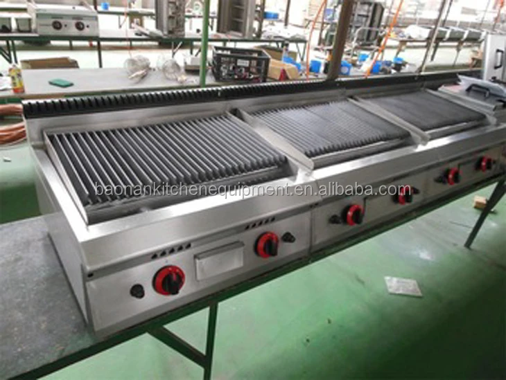 Restaurant Equipment Supplies Cast Iron Lava Rock Gas Charbroiler