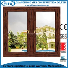 Алюминиевая композитная деревянная створки Windows/дерево с алюминиевой облицовкой окна, алюминиевое окно с деревянными элементами