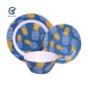 Best seller Melamine dinnerware/tableware/kitchenware set with pineapple,set of 3