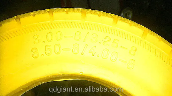 yellow color pu solid foam wheel 3.00-8/3.25-8/3.50-8/4.00-8