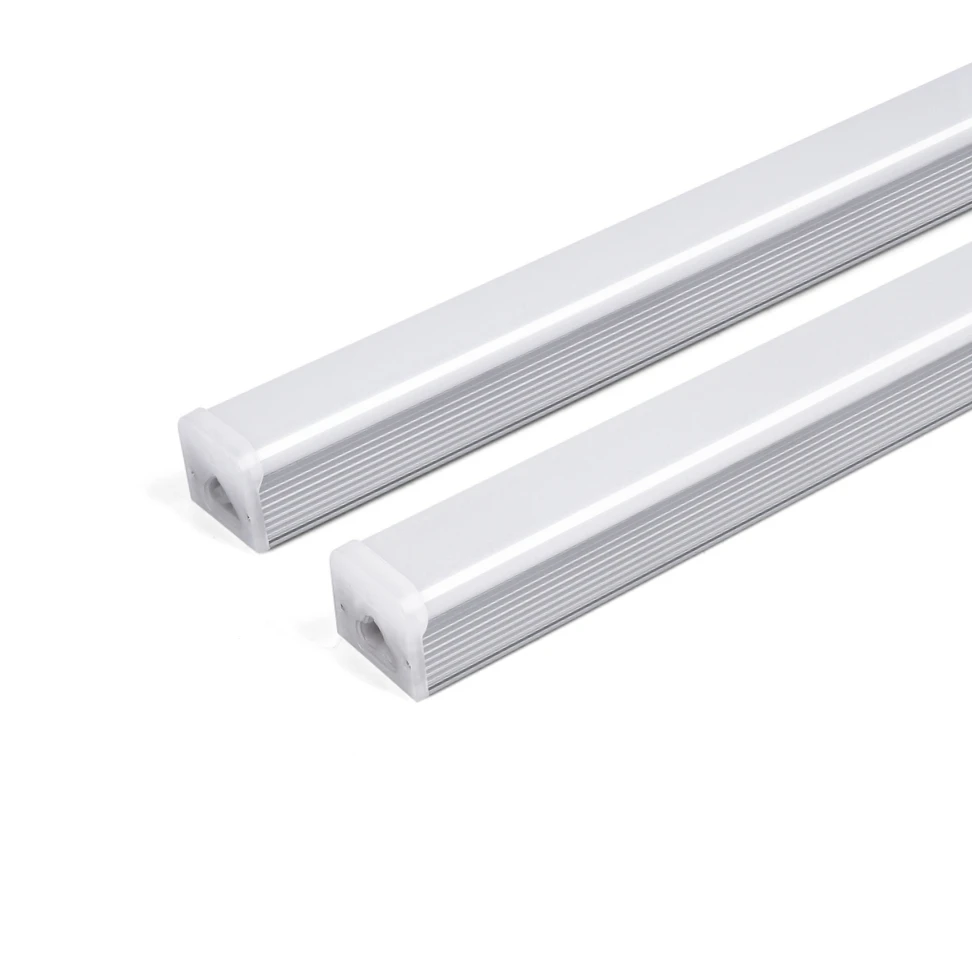 twin tube shop linkable linear strip fixture 40W 60W T5 Office dimming Ceiling Luminaire 4ft 30w 4000K 5000K Wall Mounted lamp