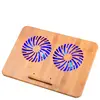 Factory supplier laptop cooling pad notebook cooling fan bamboo laptop cooling pad
