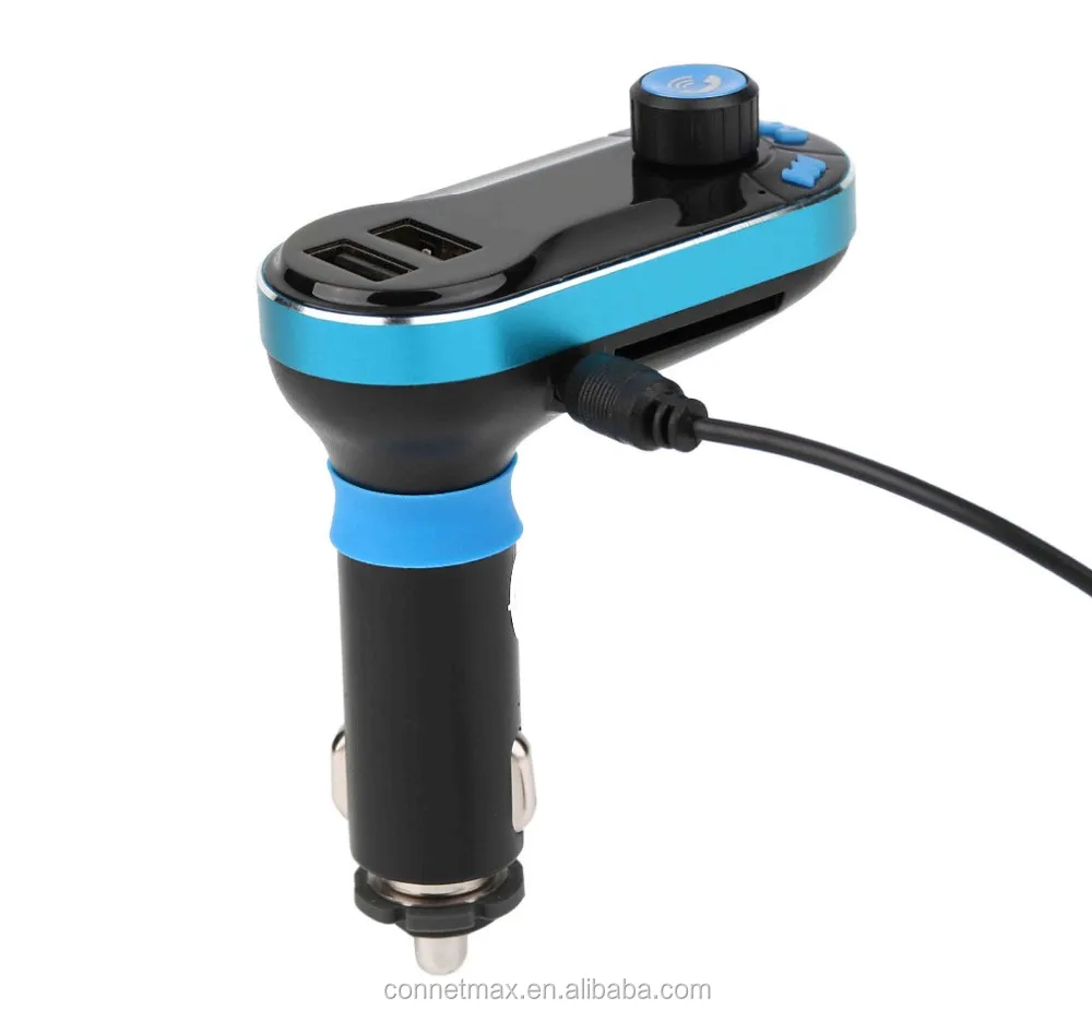 Wireless Handsfree Bt Car Kit Fm Transmitter Mp3 Player With Dual 2.1a ...