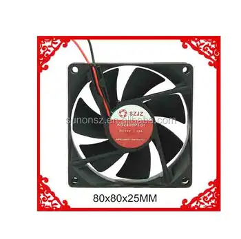 Dc 12 Volt Cooling Fans High Cfm Fan 80x80x25 12v - Buy Fan 80x80x25 ...