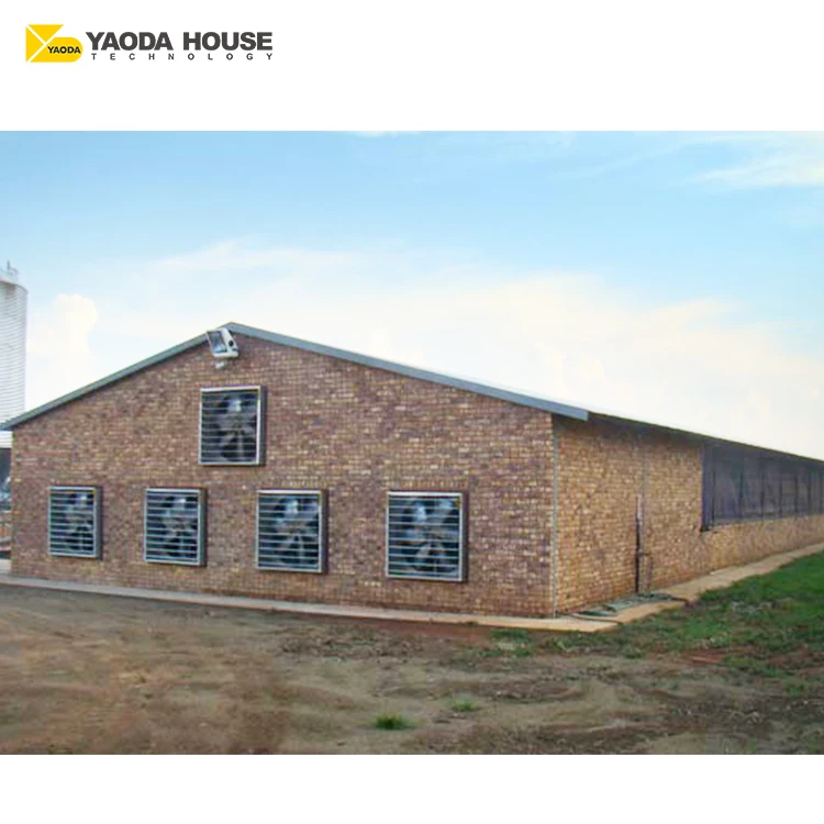 Rwanda farm design low cost prefab house prefabricated wind-resistant structure prefabrication warehouse