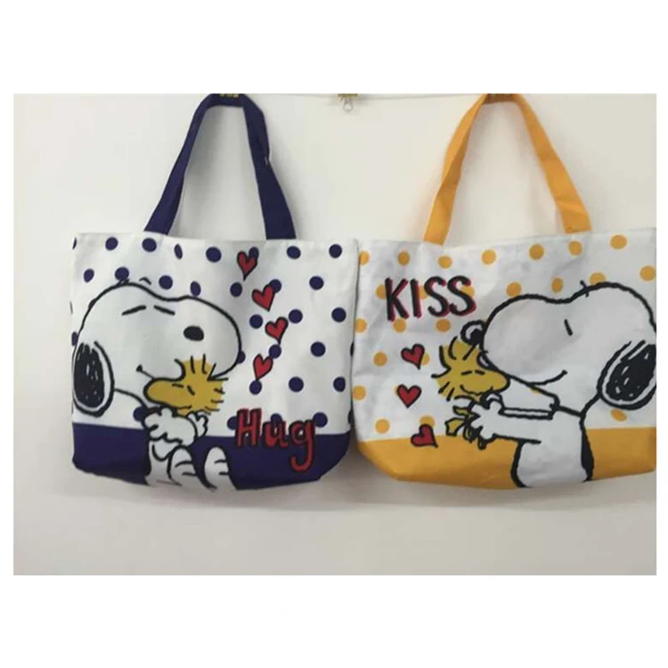 Whole Full Print Snoopy Ping Bag Shoulder Bags For Promotion Product On