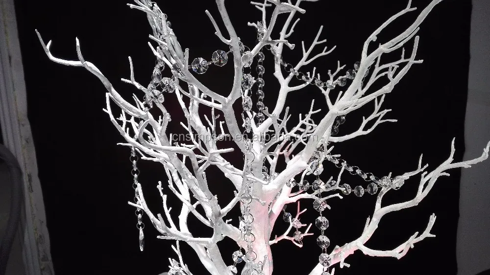 Beautiful White Plastic Tree Centerpiece For Wedding Decoration Buy