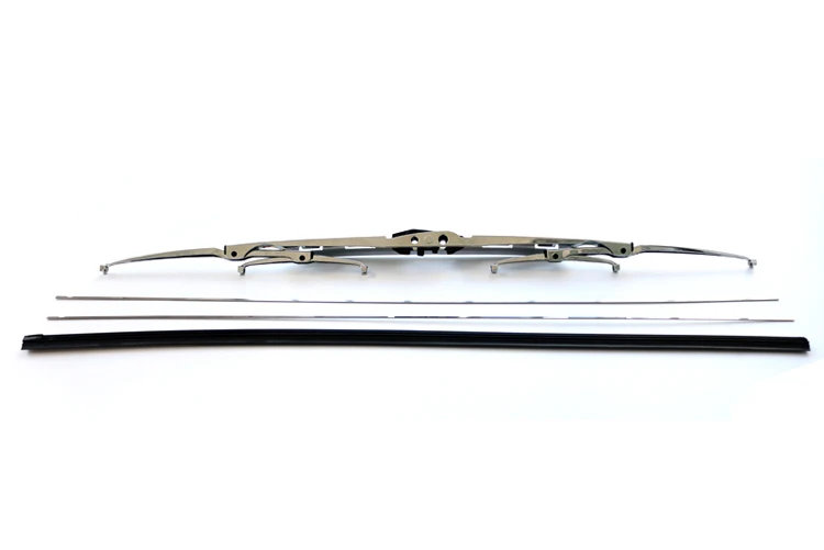 Custom Universal Frame Auto Chrome Color Windshield Wiper Blades Arms