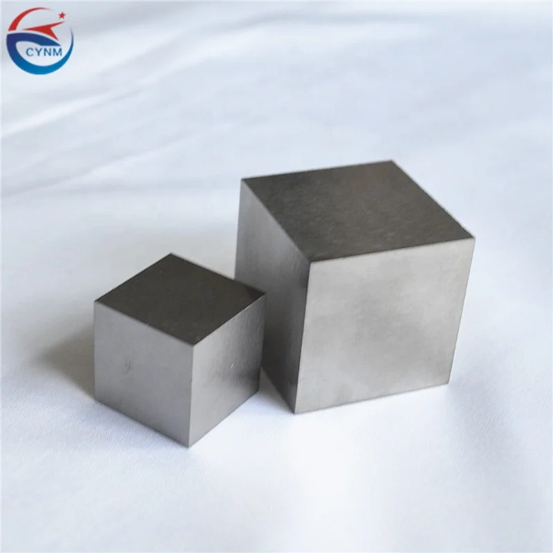 China Supplier Tungsten Cube Ingot 1kg Price From Baoji Chengyi Metal