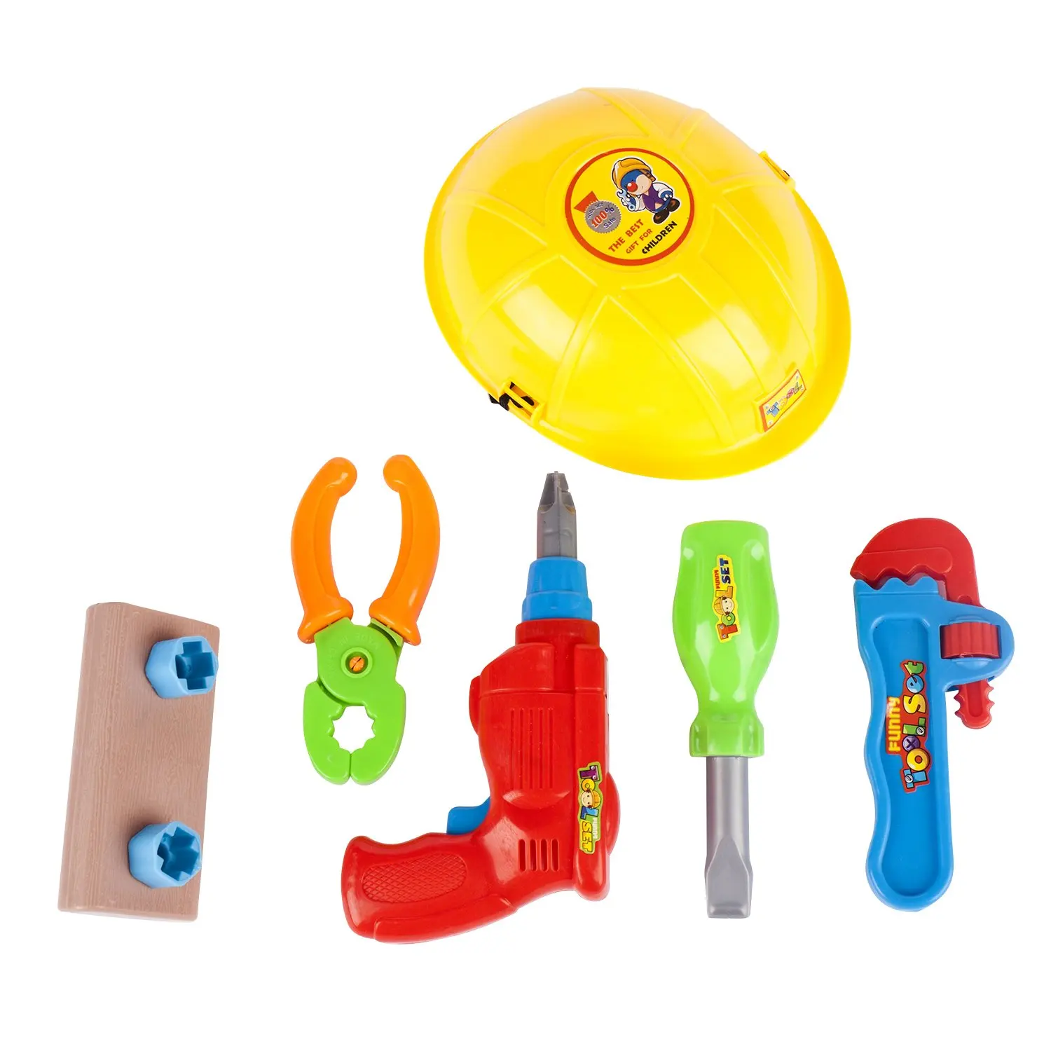pink toddler tool set