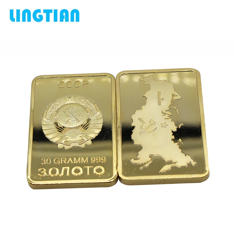 Lingtian Wholesale Business Gift Jm 1oz 24k Solid Gold Bars Bullion ...