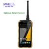 Octa-core high end shockproof rugged mobile phone oem telefone in black and orange sos