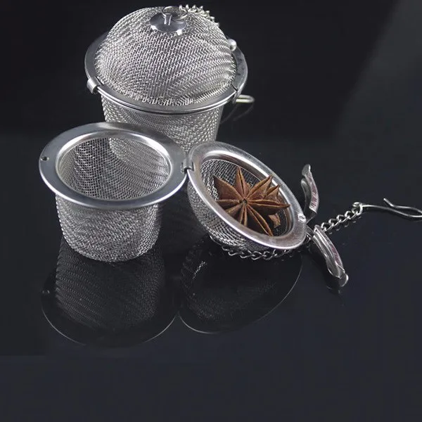 Stainless Steel Mesh Tea Bag Strainer Filter Infuser For Loose Leaf Grain Cups Mugs And Teapots