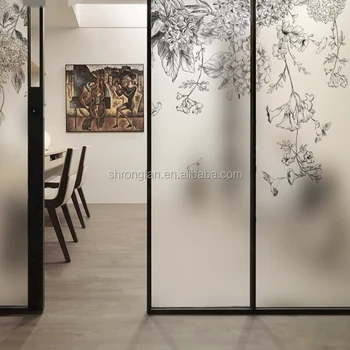 Custom Cheap Residential Decoration Glass Doors Matte White