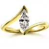 PES Fashion Jewelry! Invisible Setting Marquise Diamond Solitaire Engagement Ring (PES6-1803)