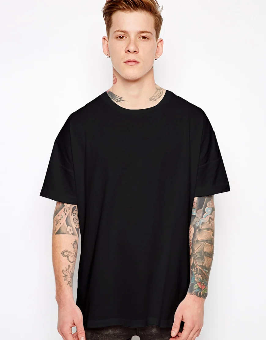 Mens Tee Cheap Blank T Shirts Oversized With Roll Sleeve Buy Cheap 