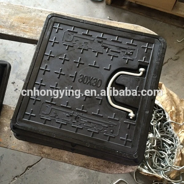 
composite square Manhole cover with handle 