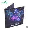CMYK printing promotional custom free e greeting cards with music musical paper greeting cards