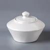 New Design White Ceramic Sugar Bowl And Creamer Jar