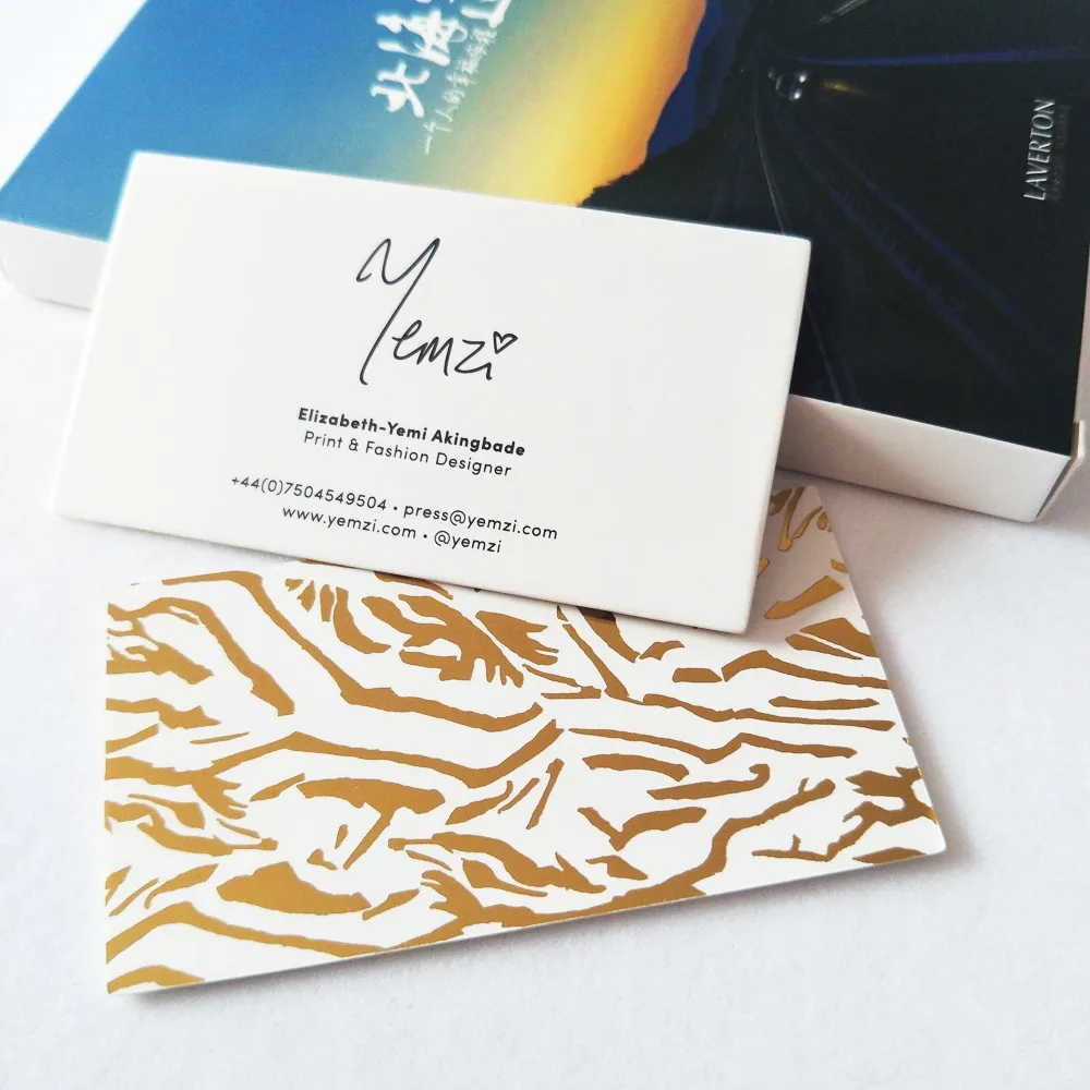 Luxury Business Card Printing Gold Foil,Rose Gold Business Card Custom