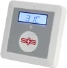 Gsm home alarm for the older living alone at home,k4 with watch dog zones&24 hours zones to monitor daily life