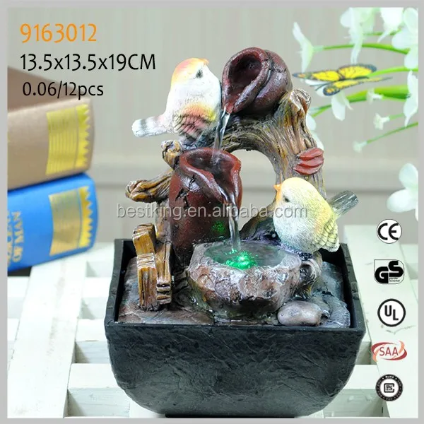 Polyresin Bird Tabletop Fountain Buy Bird Tabletop Fountain,Small