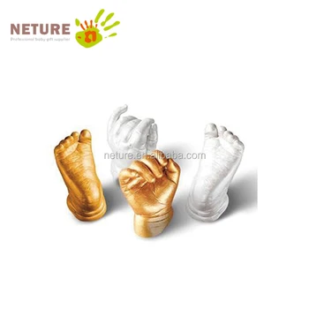 Baby Casting Kit 3d Plaster Infant Handprints And Footprints Keepsakes Life Casting Mold Kit - Buy Baby Casting Kit,Handprint And Footprint