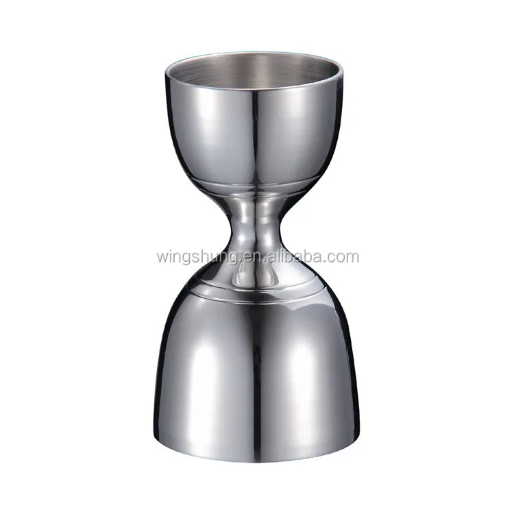 Wsj2 20/40 Thick And Heavy Oral Round Cocktail Jigger Measuring Bar