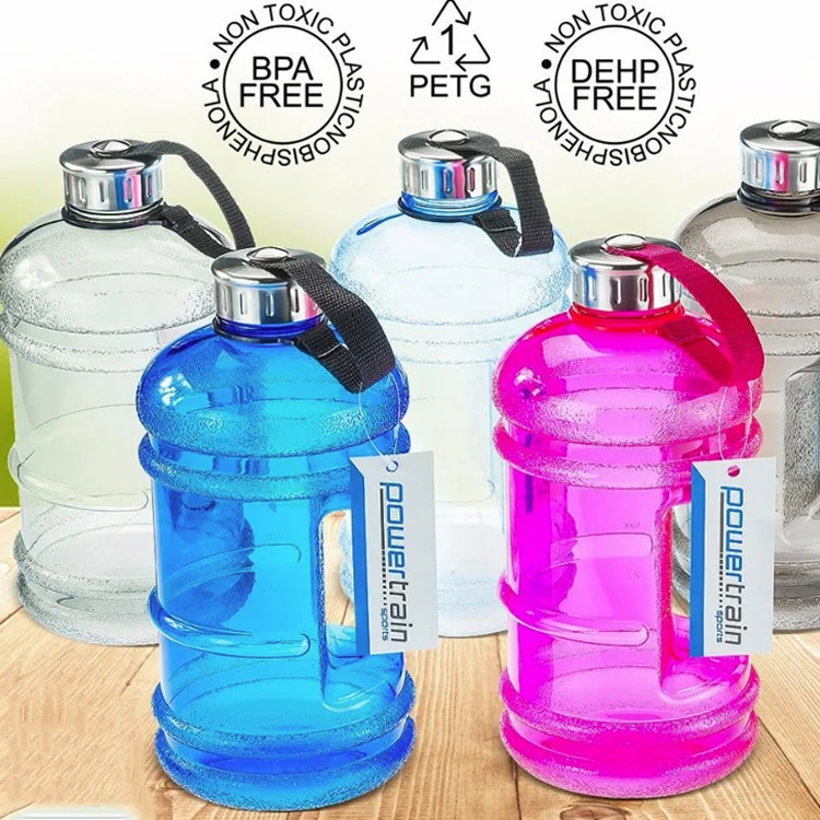 2 2 L Wholesale Cheap Eco Friendly Reusable Gym Fitness Gallon Plastic Big Water Bottle With