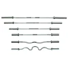 Customizable chrome silver 28 inch curl bar bicep exercise pull down dumbbell bar