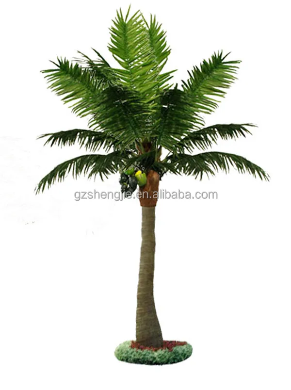 Y12 Artificial Coconut Palm Tree With Coconut Fruit,Fake Plastic