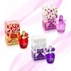 New custom perfume pack box gift box diameter with colorful printing