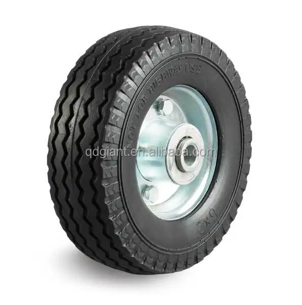 6" pu foam wheel/ pu foam tire / tyre 6x2