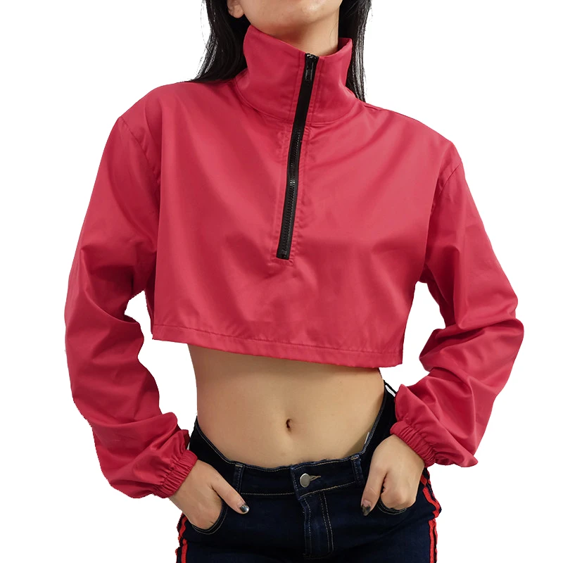 crop zipper