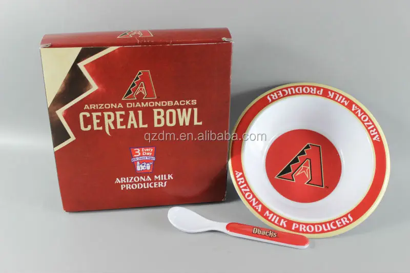6.5 inch melamine breakfast bowl + spoon oatmeal bowl dinner bowl set