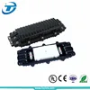 12 core optic fiber inline joint splice aerial drop black pc material closure