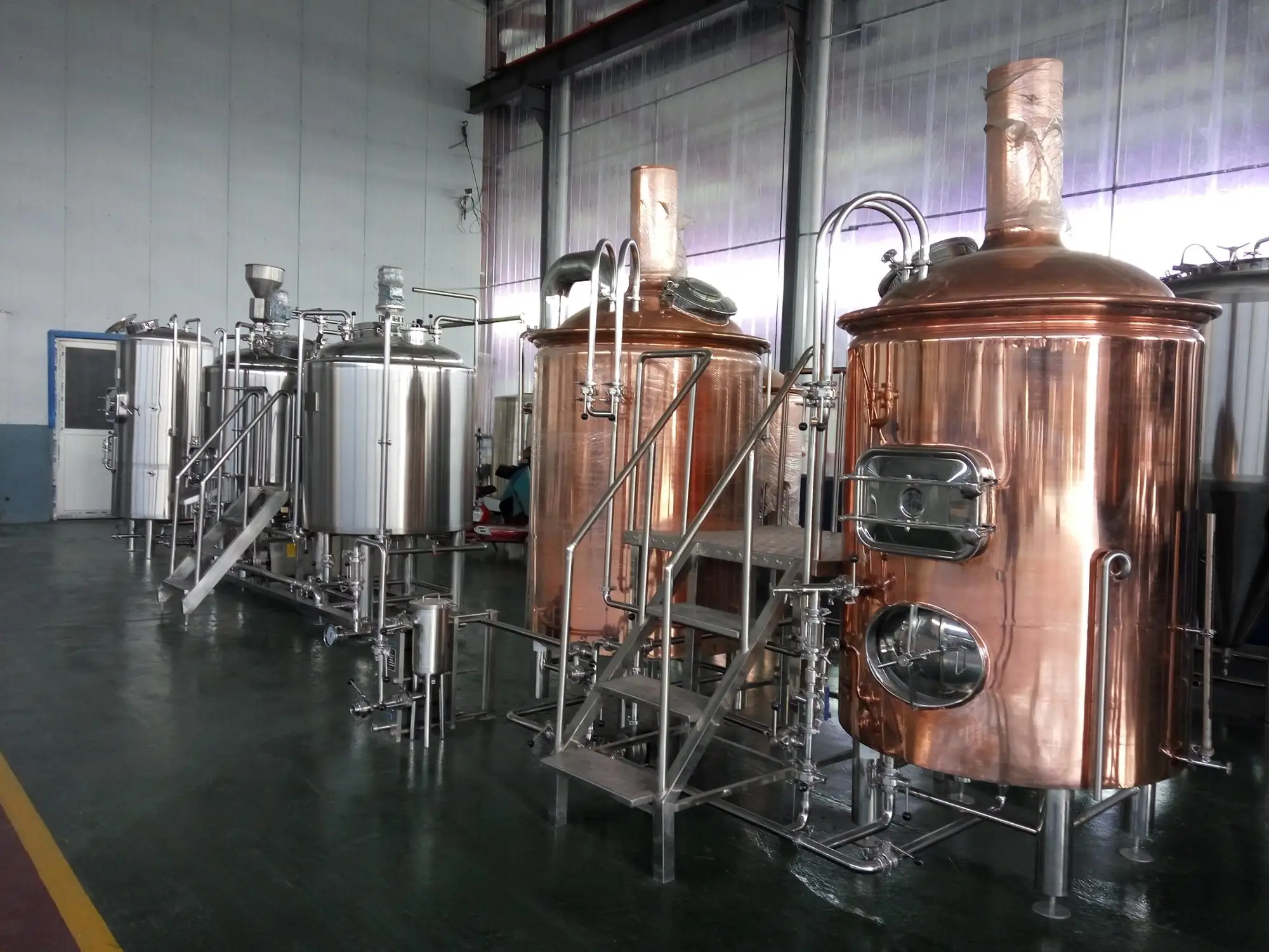 設備釀造微啤酒啤酒廠 1000l 啤酒 mash lauter tun