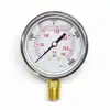 60mm 4000psi/280bar 1/4"NPT Glycerin Filled Pressure Gauge Stainless Steel Case, Brass Internals,Stainless Steel Bezel