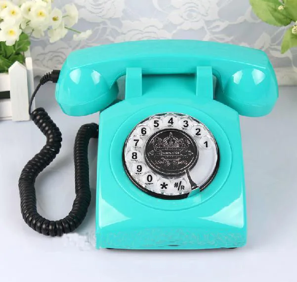 Hotel Bathroom European Style Vintage Telephone Rotary Desk Phone - Buy ...