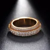 RINNTIN OMR11 Latest Designs Diamond Engagement Wedding Ring for women