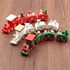 2019 Amazon New Year Outdoor Decoration Hanging Ornaments Wooden Hanging Tree train christmas decor