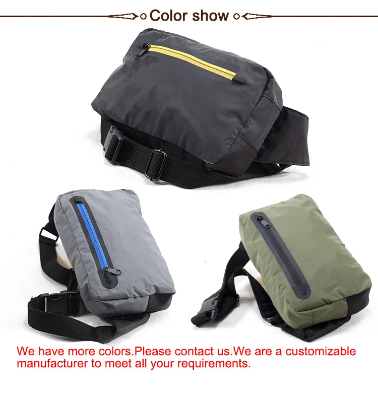 2019 Outdoor Small Sport Travel Shoulder Strap Custom Waist Belt Bag