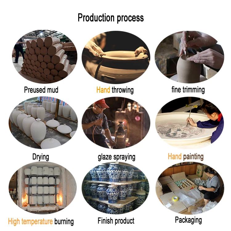 ceramic famile rose vase